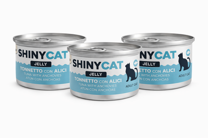 🐱 ShinyCat Jelly Atún con Anchoas – Comida húmeda premium para gatos