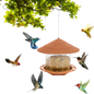 Comedero automático para aves con diseño de múltiples orificios✨🦅