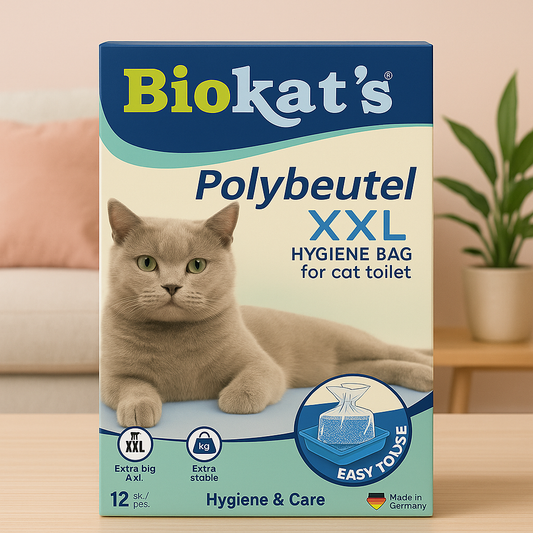 🐾 Biokat’s polybeutel XXL – bolsas higiénicas para areneros de gato (12 uds)(IVA INCLUIDO)