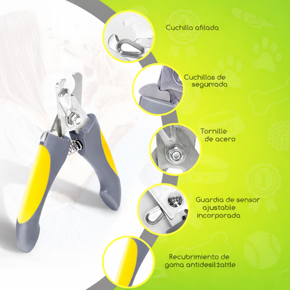 ✂️ Cortauñas para Perros Nobleza con Lima Integrada – Corte Seguro y Preciso