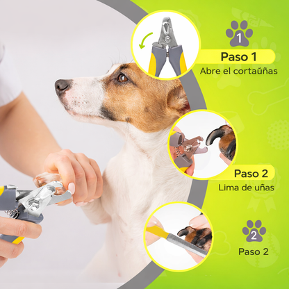 ✂️ Cortauñas para Perros Nobleza con Lima Integrada – Corte Seguro y Preciso