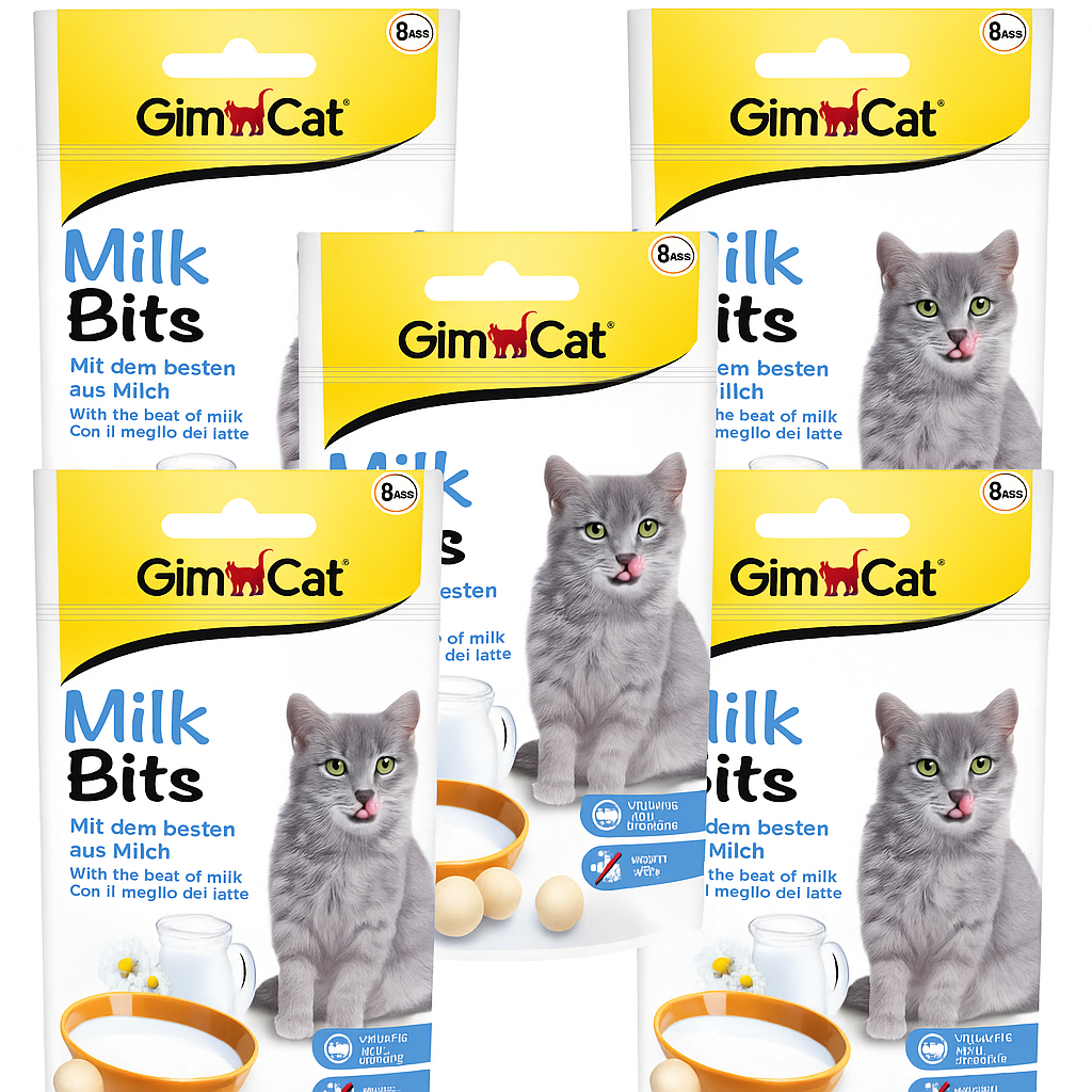🐾 GimCat Milk Bits – Snacks con lo mejor de la leche 🥛