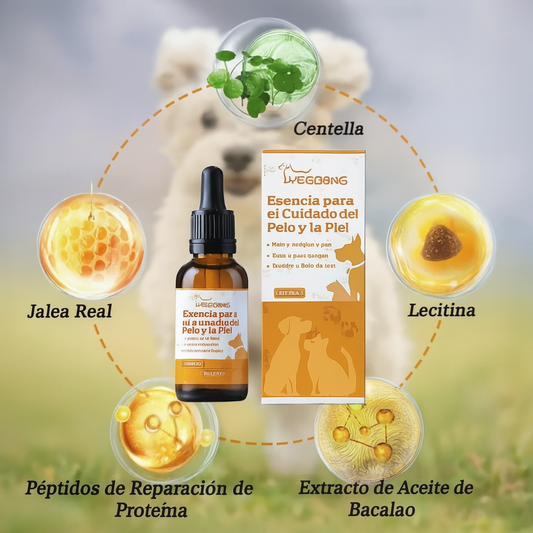 Esencia para el cuidado del pelo y la piel de los animales🐶🐾(compra mínima 5unidades)