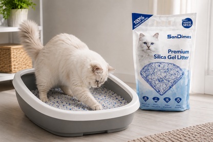 MisterCat-Premium bolsas Silica Gel Arena para Gatos 100% Natural