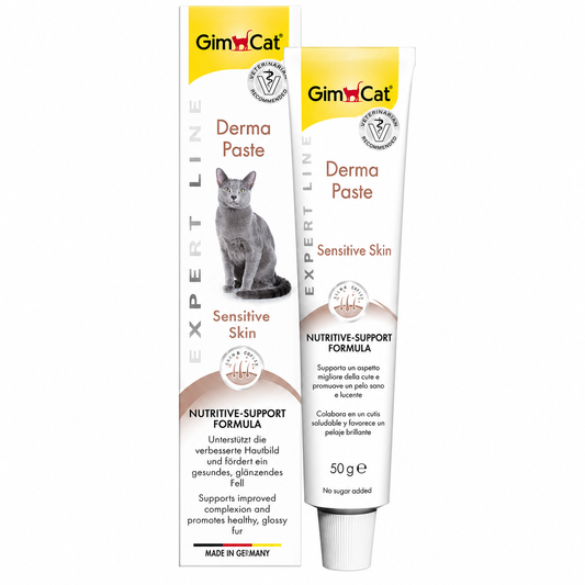🐾 GimCat Derma Paste – Cuidado de la piel y el pelaje ✨