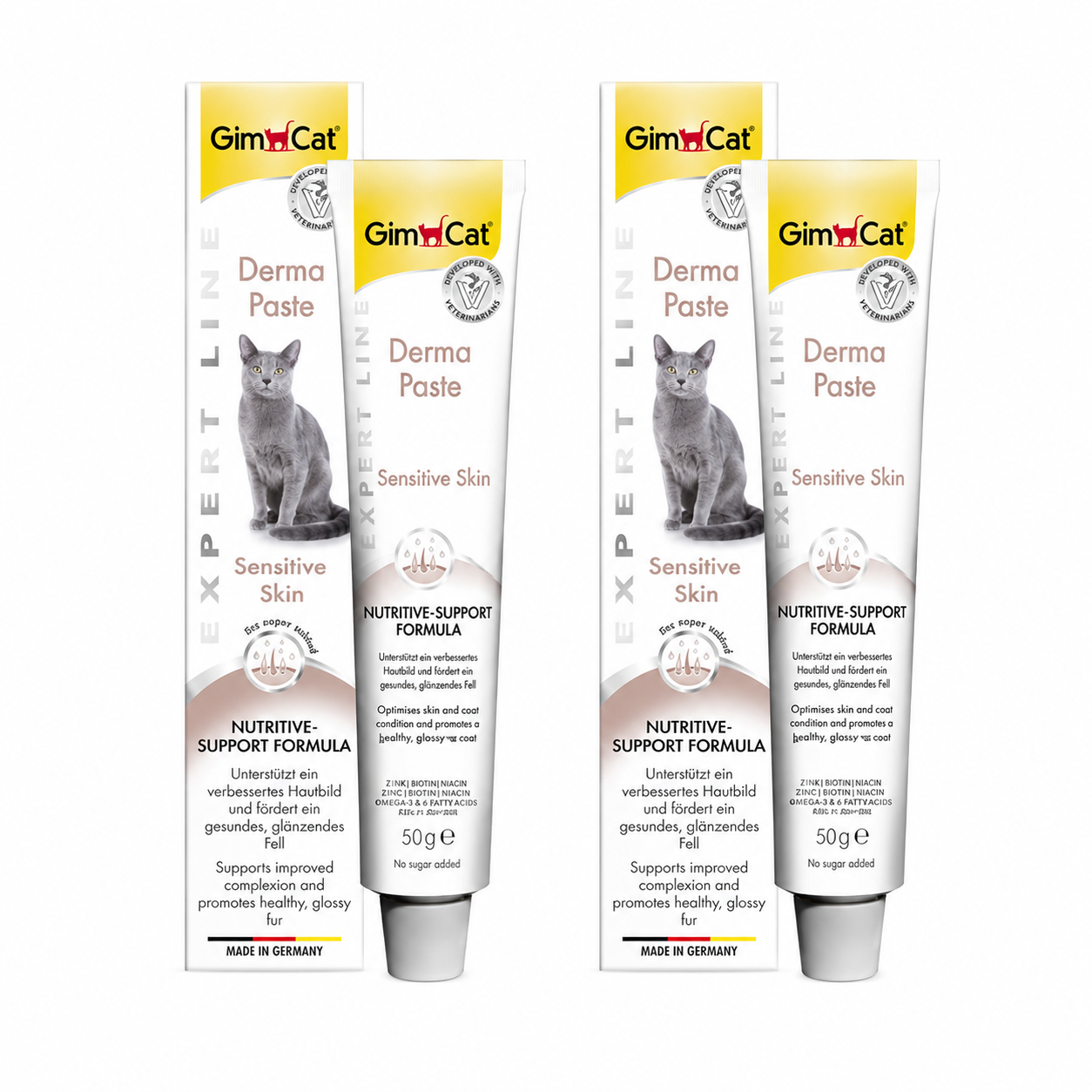 🐾 GimCat Derma Paste – Cuidado de la piel y el pelaje ✨