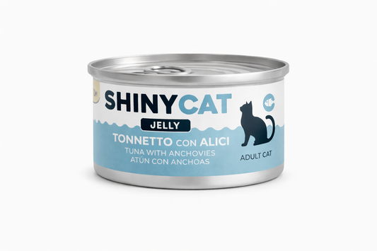 🐱 ShinyCat Jelly Atún con Anchoas – Comida húmeda premium para gatos