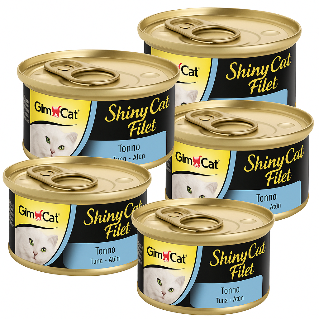 🐟 GimCat ShinyCat Filet – Atún 70 g