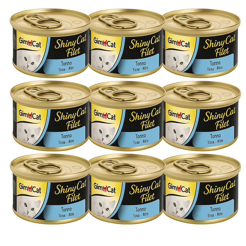 🐟 GimCat ShinyCat Filet – Atún 70 g