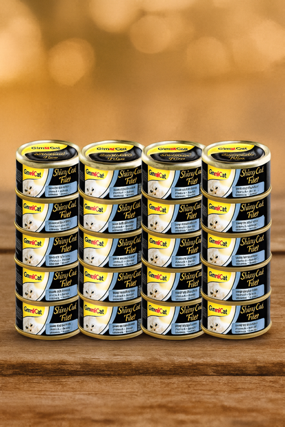 😻GimCat ShinyCat Filet – Atún con Anchoas (70 g)
