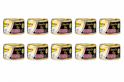 🐱 GimCat ShinyCat Filet – Pollo con Gambas 70 g