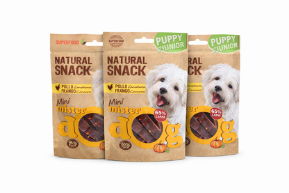 Mini Mister Dog – Pollo y Zanahoria (Puppy & Junior)