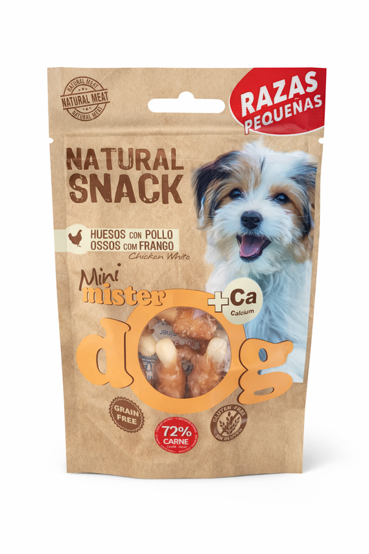 Mini Mister Dog – Huesos con Pollo +Calcio