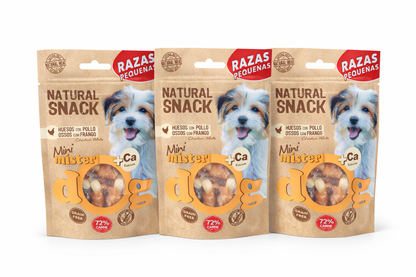 Mini Mister Dog – Huesos con Pollo +Calcio