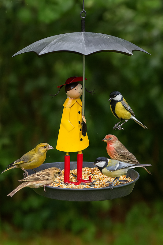 Comedero elegante para aves y pájaros🐦🌿