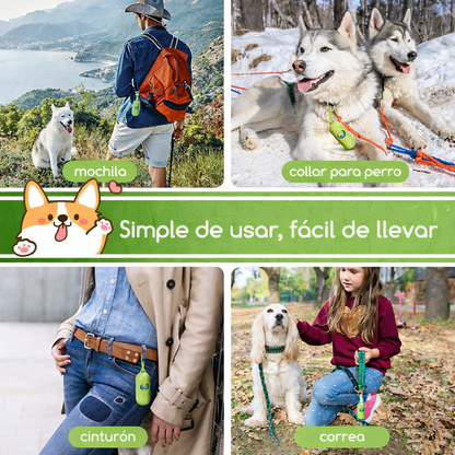 Nobleza 240 con dispensador gratis, bolsas perro portátiles a prueba de fugas extra gruesas16 "fuerte control de olores para gatos y perros