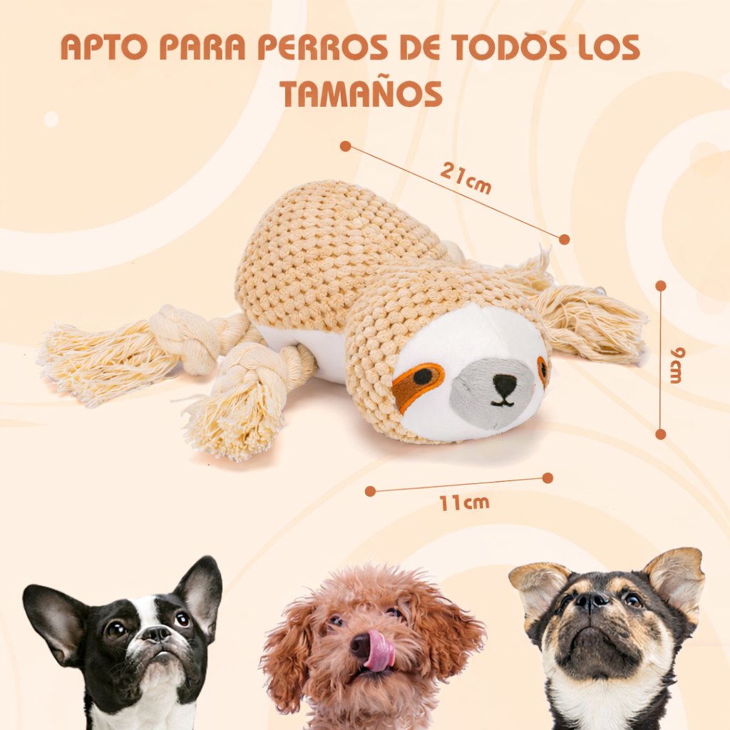 🐶🧸 Juguete Interactivo de Cuerda para Perros 🧸🐶