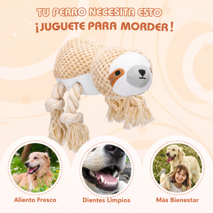 🐶🧸 Juguete Interactivo de Cuerda para Perros 🧸🐶
