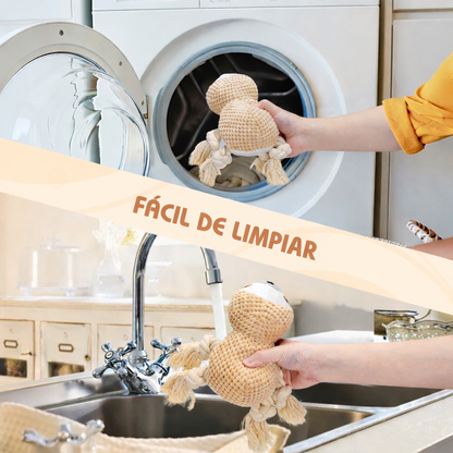 🐶🧸 Juguete Interactivo de Cuerda para Perros 🧸🐶