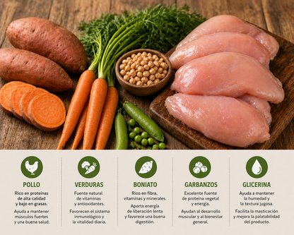 SmartBones Chicken Wrapped Sticks – Snack natural para perros (5 sticks)