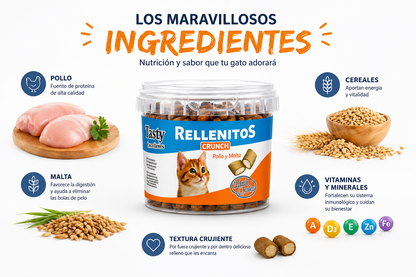 🍗 Rellenitos Crunch – Pollo y Malta