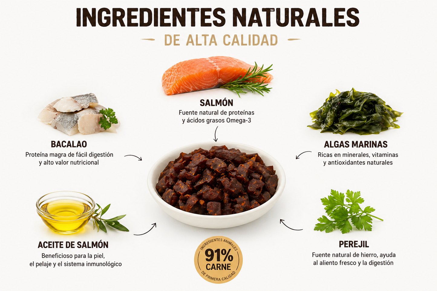 🐟 Mister Cat – Natural Snack Steaks Salmón y Bacalao