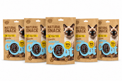 🐔 Mister Cat – Natural Snack Steaks Pollo e Hígado