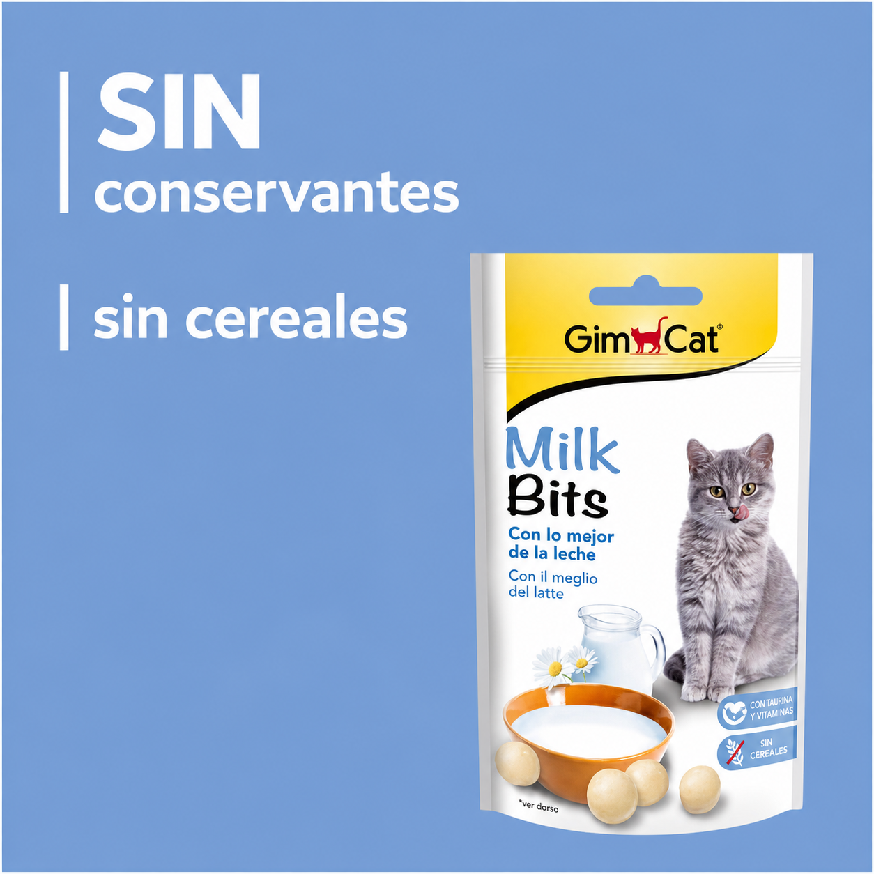🐾 GimCat Milk Bits – Snacks con lo mejor de la leche 🥛
