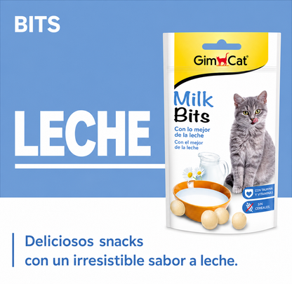 🐾 GimCat Milk Bits – Snacks con lo mejor de la leche 🥛