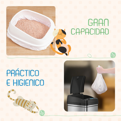 🐾 Nobleza – Bolsas para Arenero de Gato (12 unidades)