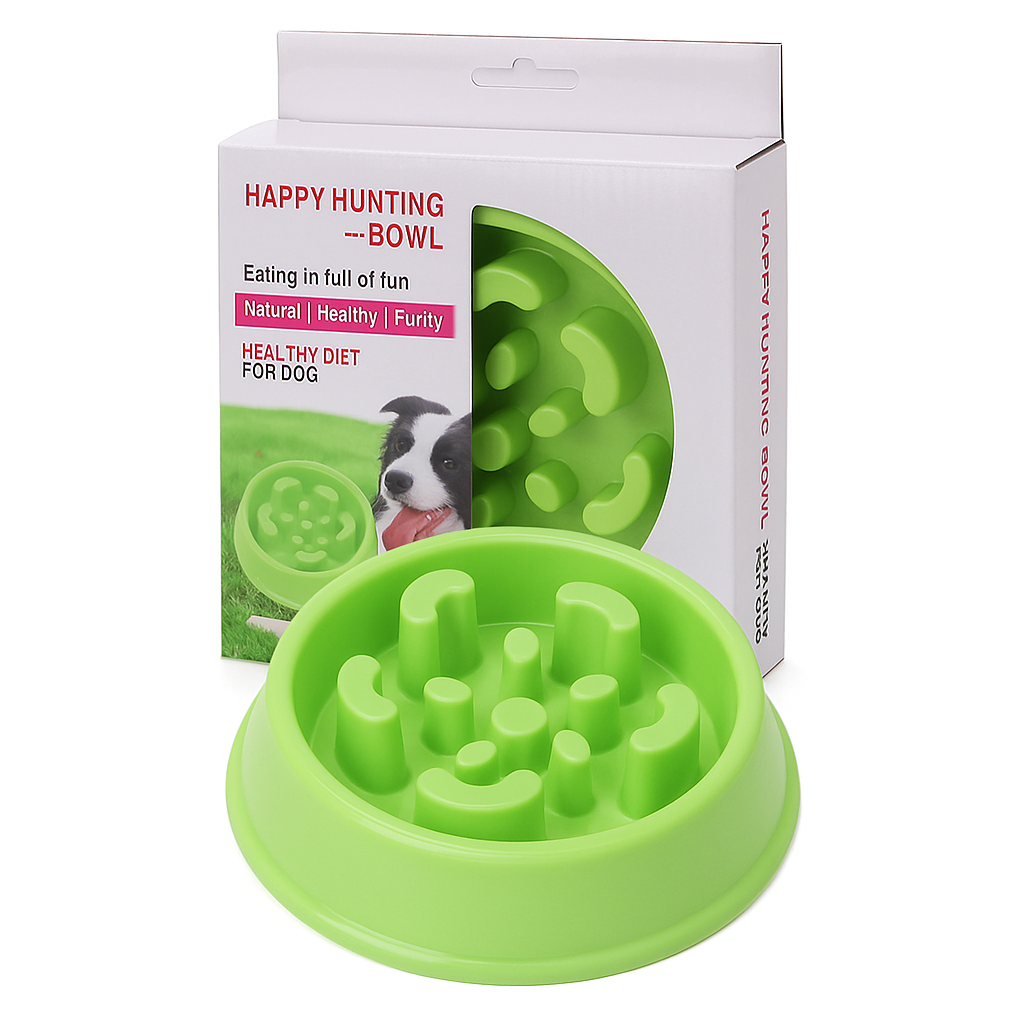 Cuenco antiahogo para perros – Ayuda a una alimentación saludable🐾🐶