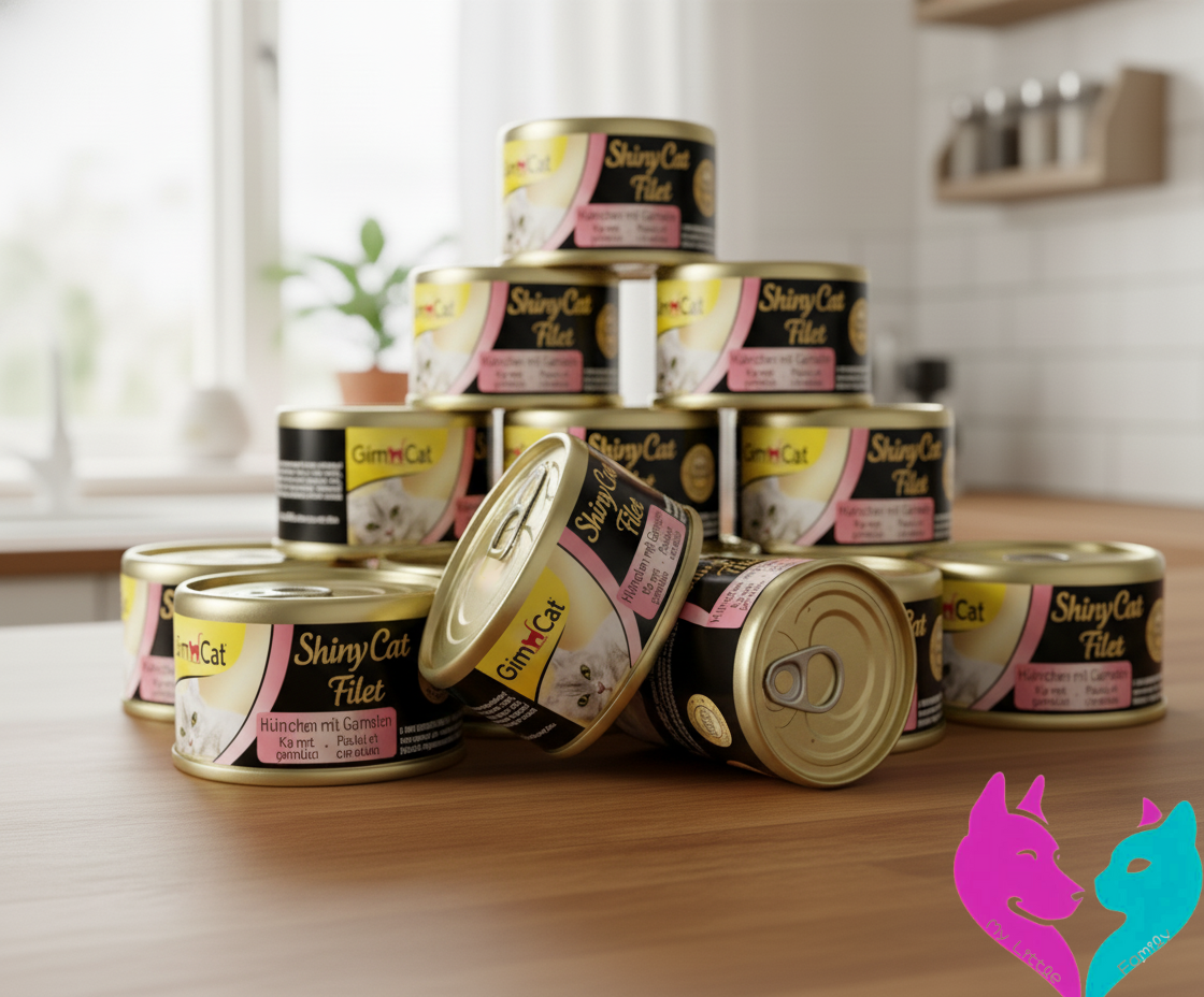 🐱 GimCat ShinyCat Filet – Pollo con Gambas 70 g
