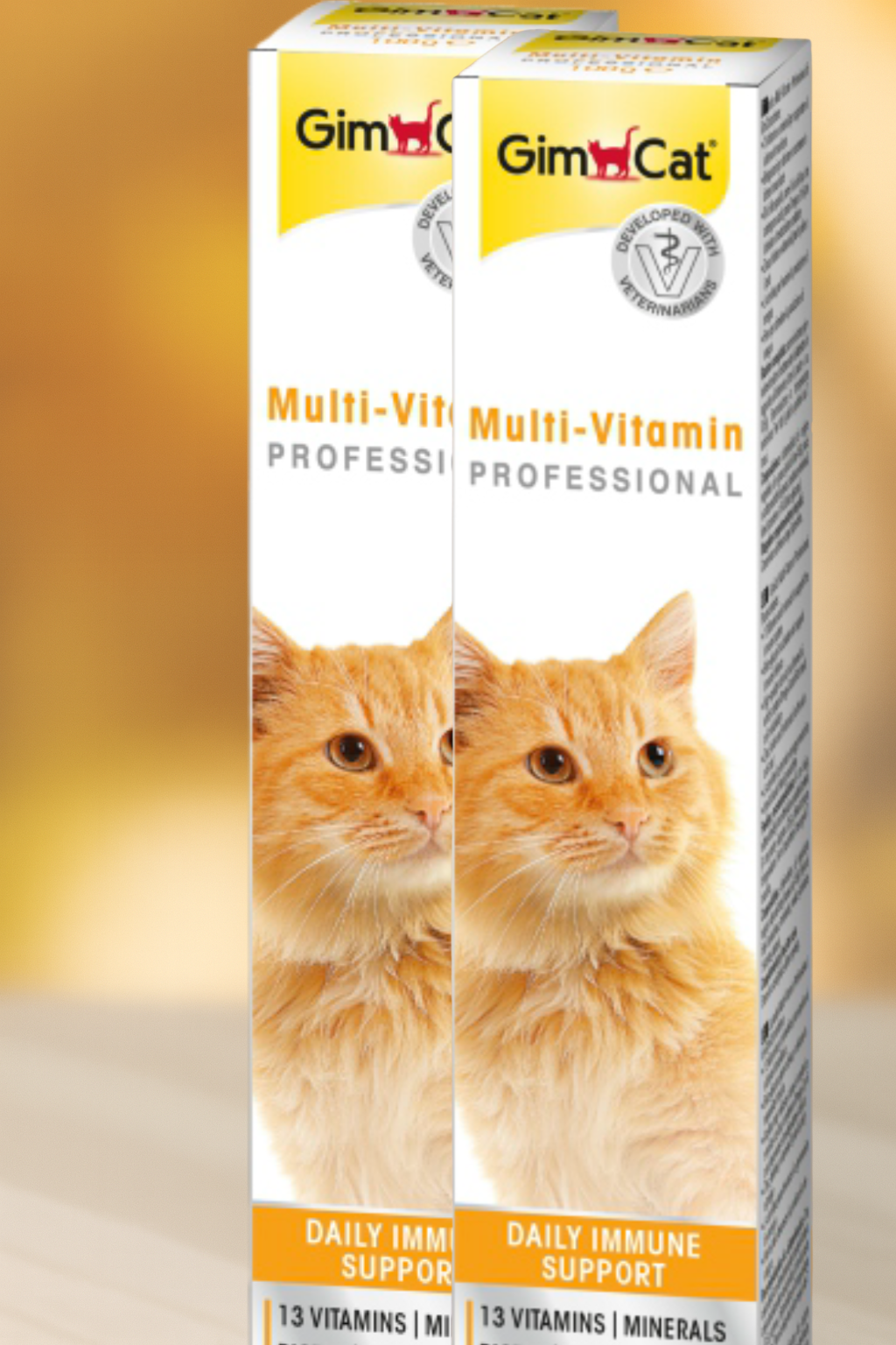 GimCat Multi-Vitamin Professional – Defensas fuertes, energía diaria y pelaje radiante 50g