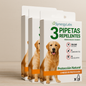 3 Pipetas Repelentes SynergyLabs (Perros Razas Grandes)