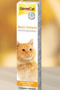 GimCat Multi-Vitamin Professional – Defensas fuertes, energía diaria y pelaje radiante 50g