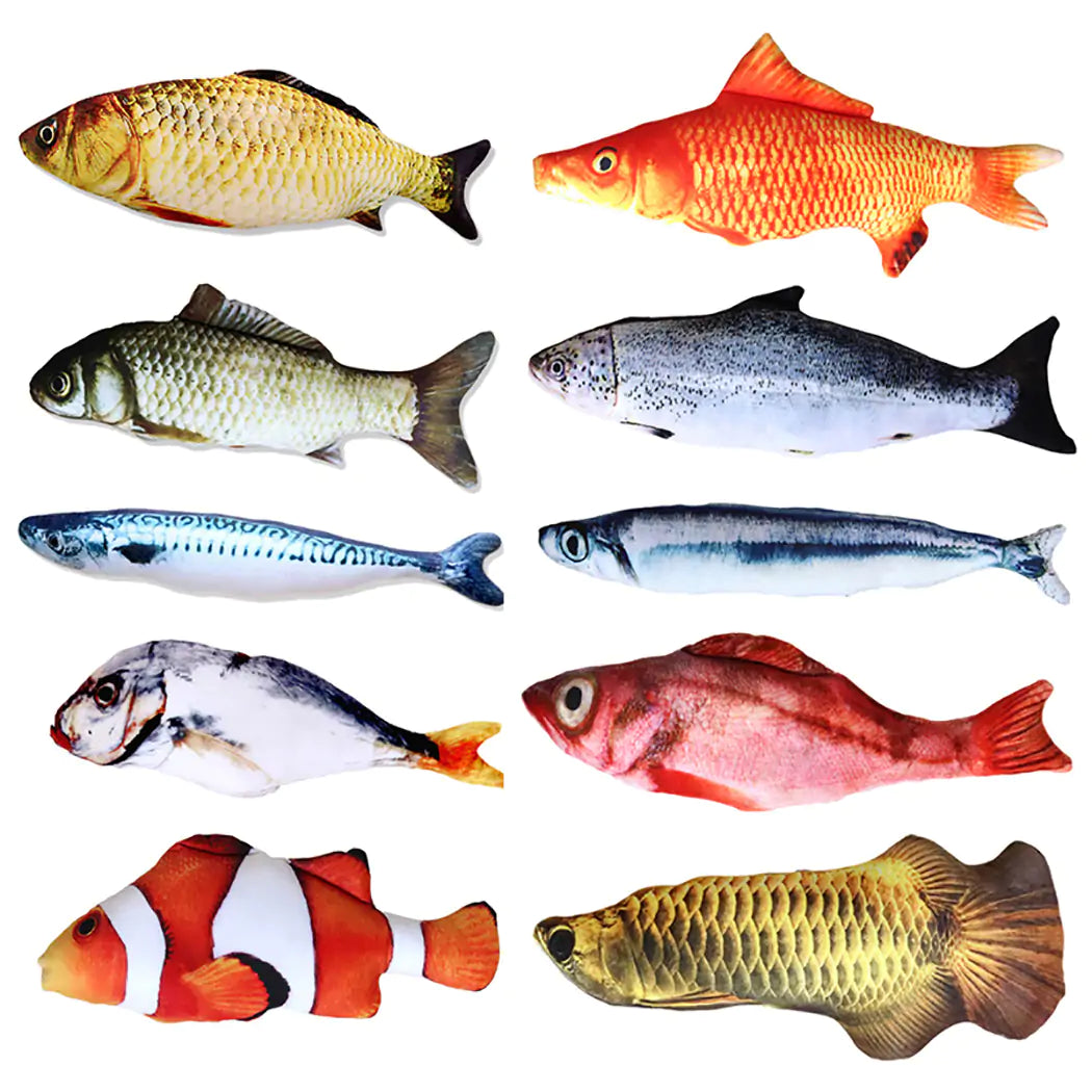 Juguete para Mascotas con Forma de Pez Creativo 🐟