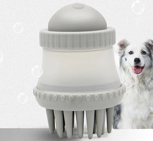 🛁 Cepillo de Baño Multifuncional para Mascotas – Higiene, Cuidado y Relajación
