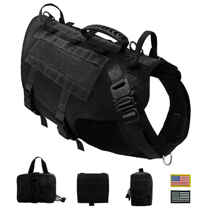 🐕‍🦺 Chaleco para Perro Grande con Correa y Mochila – Combo Completo para Malinois