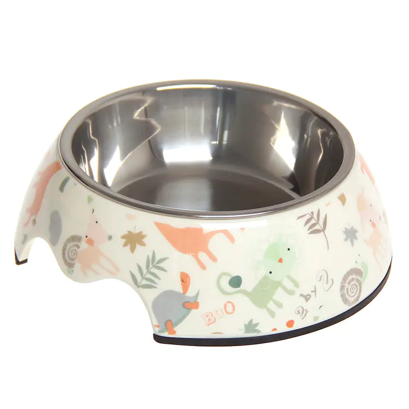 🥣 Tazón Antideslizante de Acero Inoxidable para Mascotas – Doble Uso, Máxima Comodidad 🐶🐱