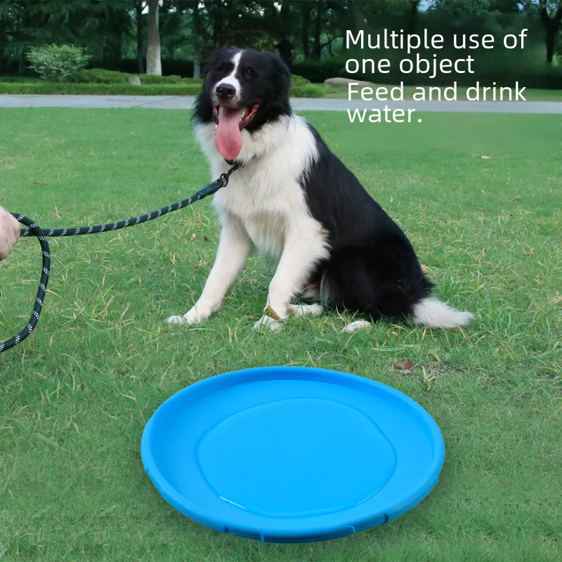 Meianju Frisbee para Perros - Juguete Interactivo para Entrenamiento de Mascotas