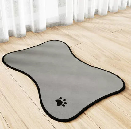 🐾Alfombrilla para Comida de Mascotas, Antideslizante y Lavable para Gatos y Perros