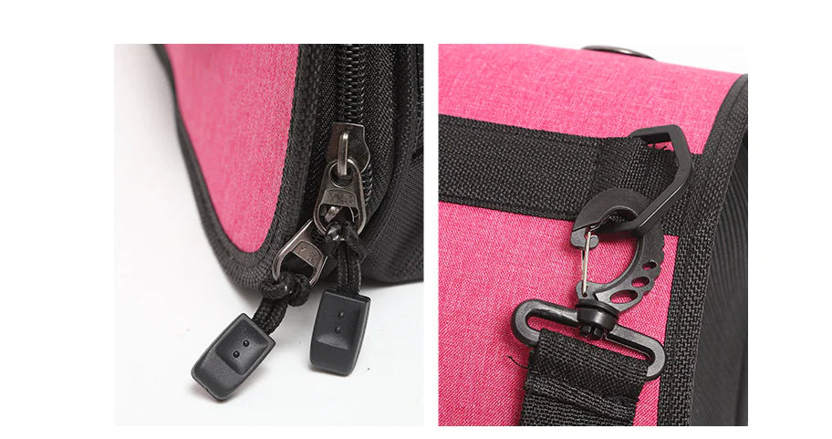 Mochila plegable para gatos con diseño de malla transpirable