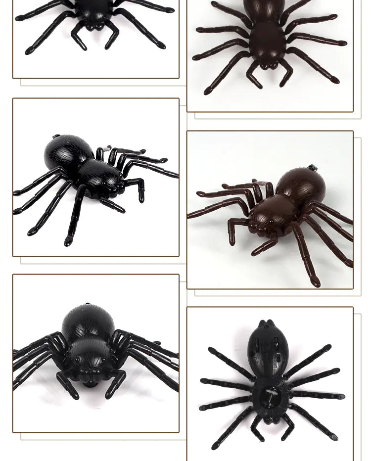 🕷️ Juguete electrónico realista de araña con control remoto