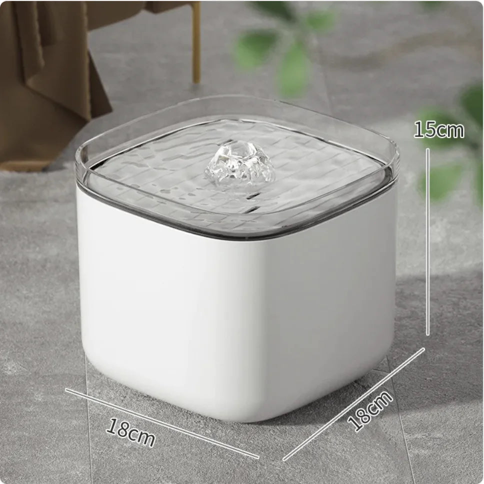 😻Dispensador Inteligente de Agua para Mascotas 3 L — Comedero Eléctrico para Gatos con Protección Antiquemaduras por Seco