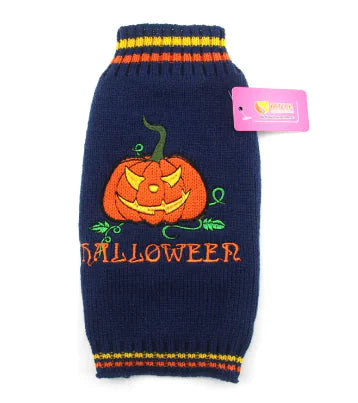Suéter de calabaza de Halloween para Peluditos 🎃🐶