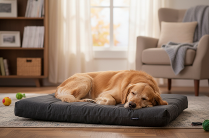 Colchoneta talla grande 95x75 Edgar Sand comodidad y bienestar en formato XL + Comedero Nobleza Gratis