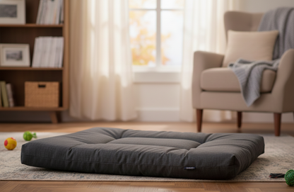 Colchoneta talla grande 95x75 Edgar Sand comodidad y bienestar en formato XL + Comedero Nobleza Gratis