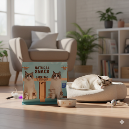 ✨ Mister Cat – Natural Snack ✨ Barritas de Salmón y Trucha
