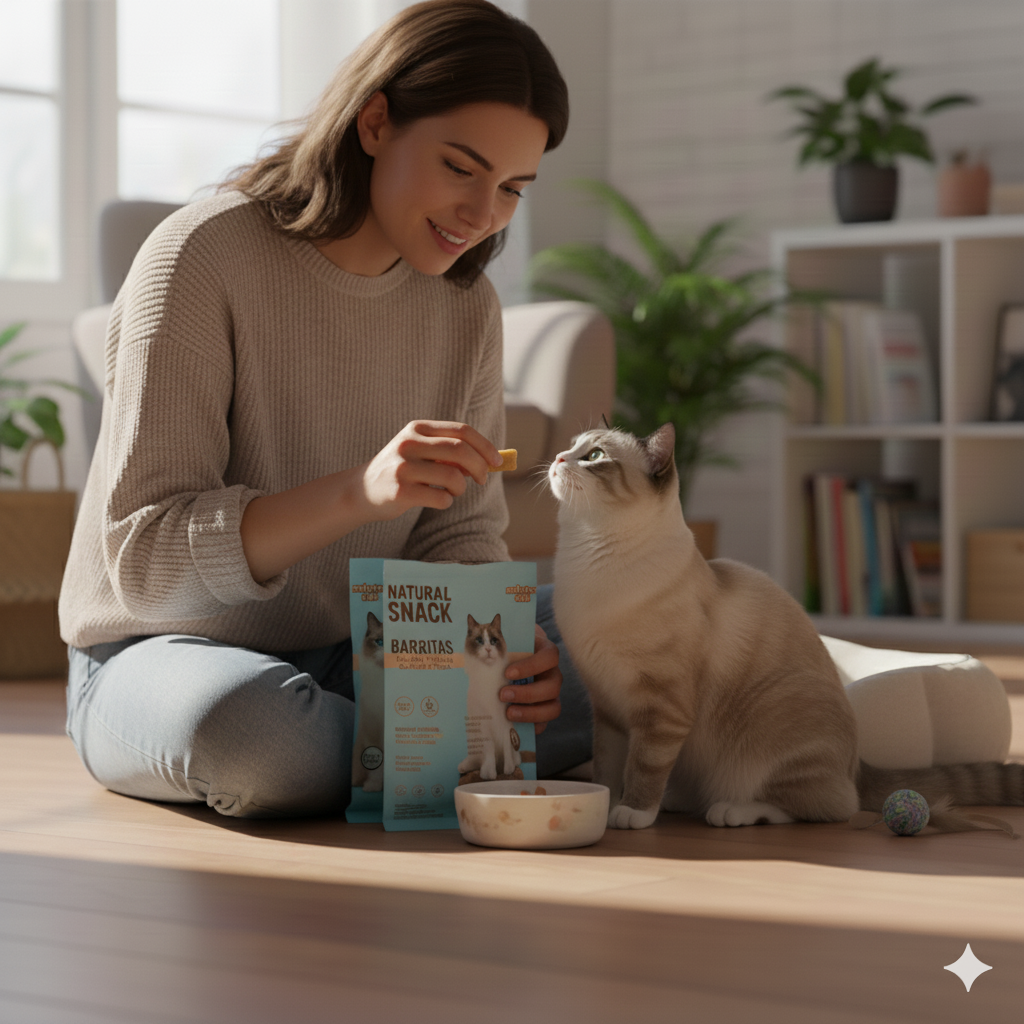 ✨ Mister Cat – Natural Snack ✨ Barritas de Salmón y Trucha