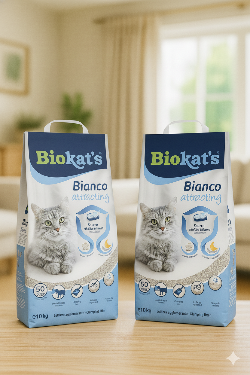 🐱 Biokat’s Bianco – Arena Aglomerante Blanca 10 kg